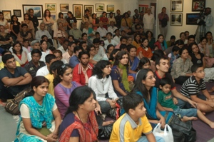 Audience at Artfest 09, Indiaart Gallery